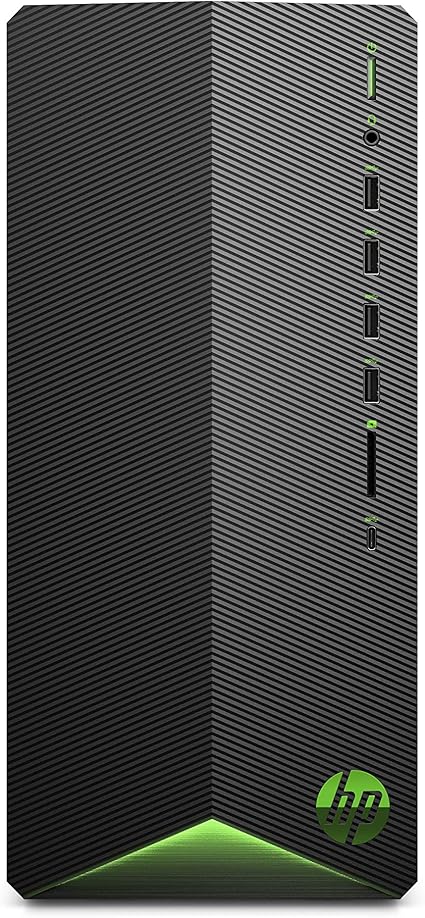 HP Pavilion Gaming Desktop | 9ème génération Intel Core i5-9400F | NVIDIA GeForce GTX 1650 | 8 Go de RAM | SSD 256 Go | Windows 10 (TG01-0020, Noir ombre)