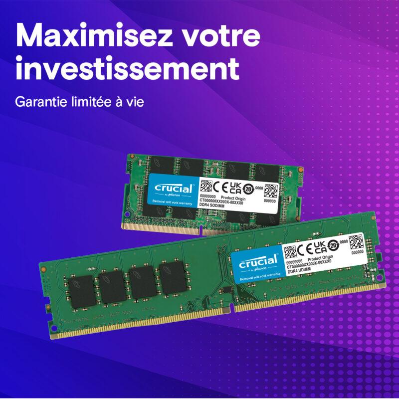 Crucial 16GB DDR4-3200 UDIMM – Image 2
