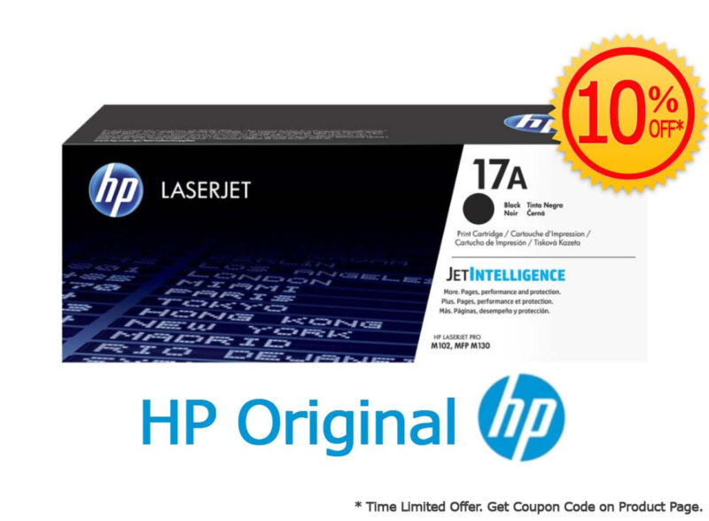 HP 17A Black Original Toner Cartridge (CF217A Laser Toner) – Image 3